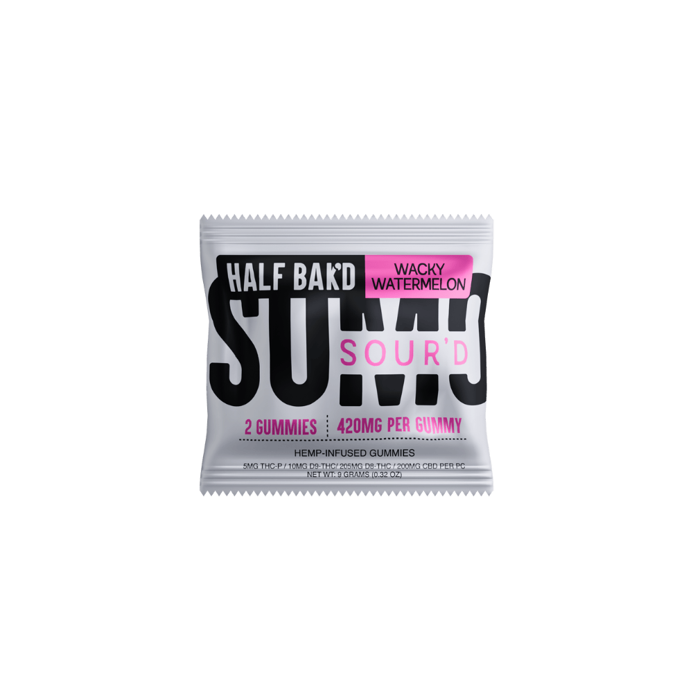 Wacky Watermelon | SOUR'D SUMO Gummies | HALF BAK'D Wacky Watermelon | SOUR'D SUMO Gummies | HALF BAK'D