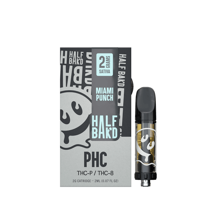 Miami Punch - 2G PHC Cartridge (Sativa) - HALF BAK'D